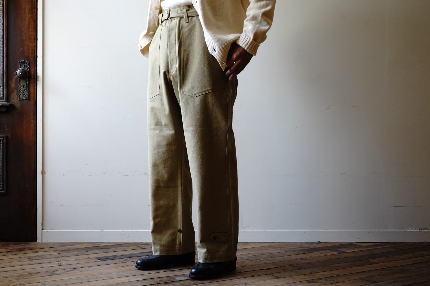 PHIGVEL 22SS UTILITY TROUSERS - チノパン