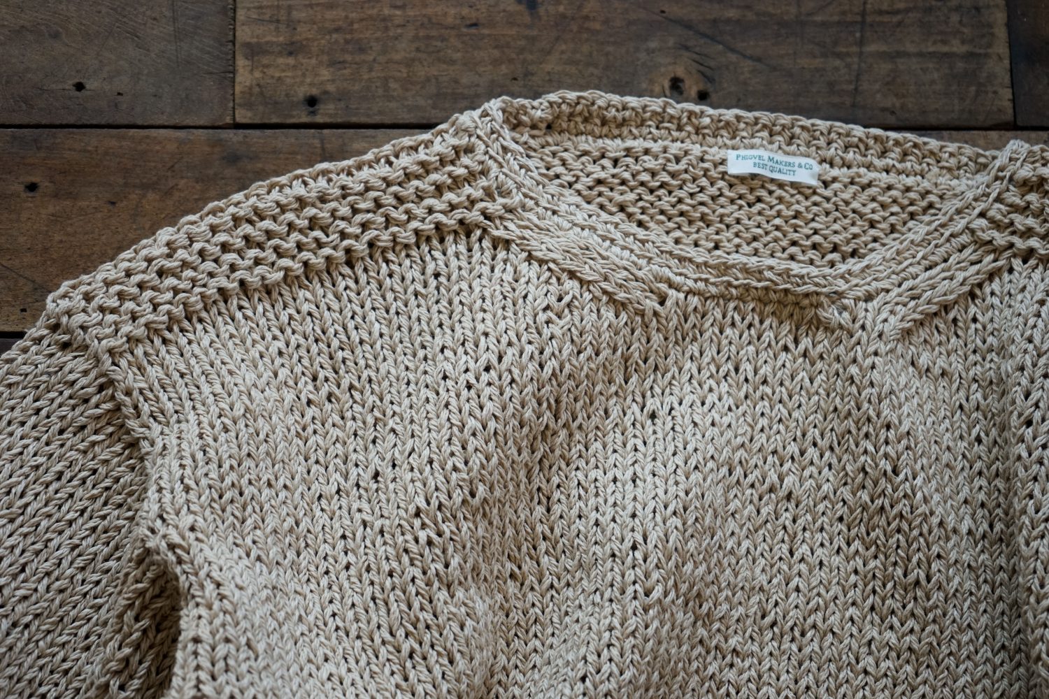 PHIGVEL HAND-KNITTING ZIP SWEATER フィグベル 入荷予定商品の通販