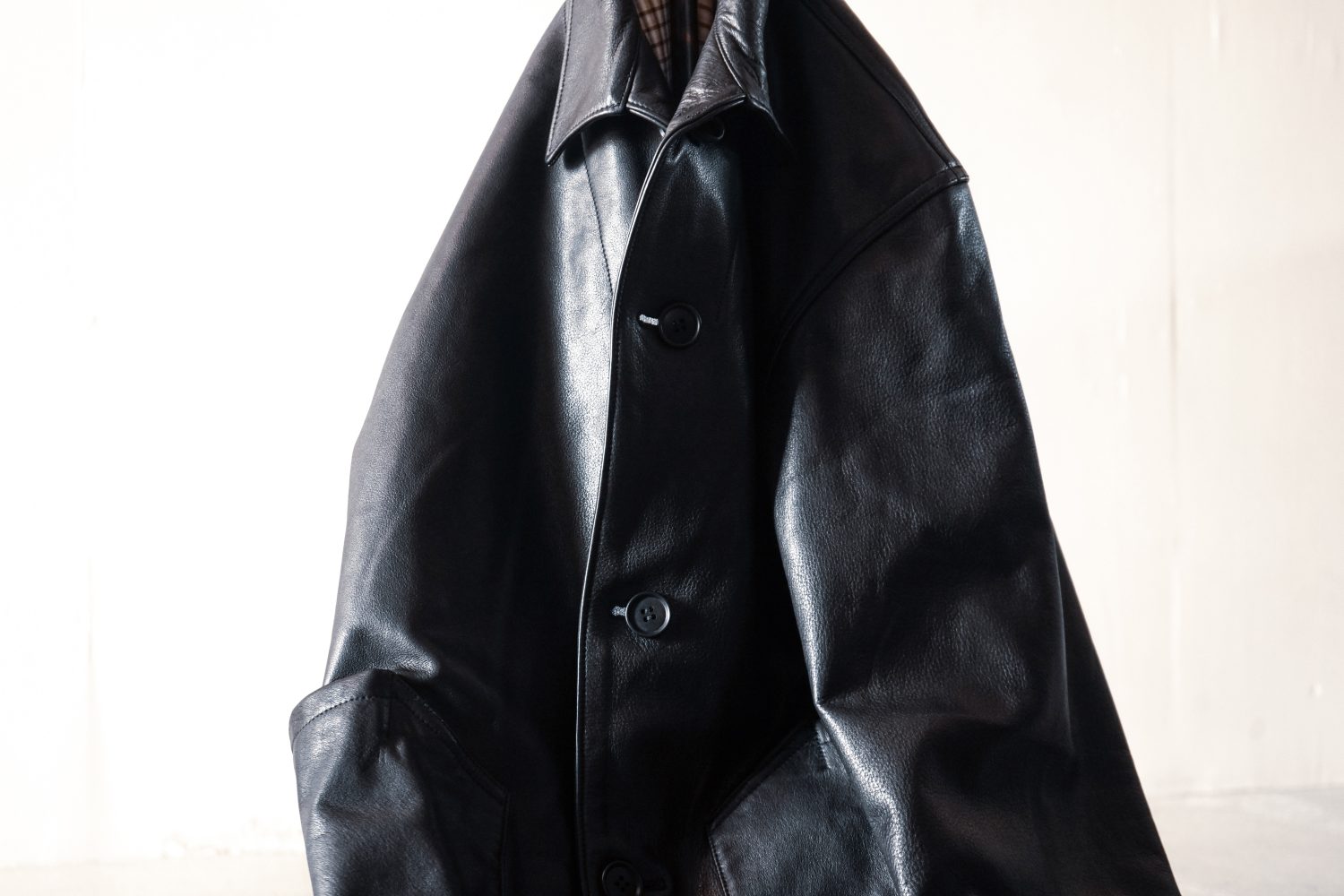 「Suede Field Jacket / Leather Field Jacket」